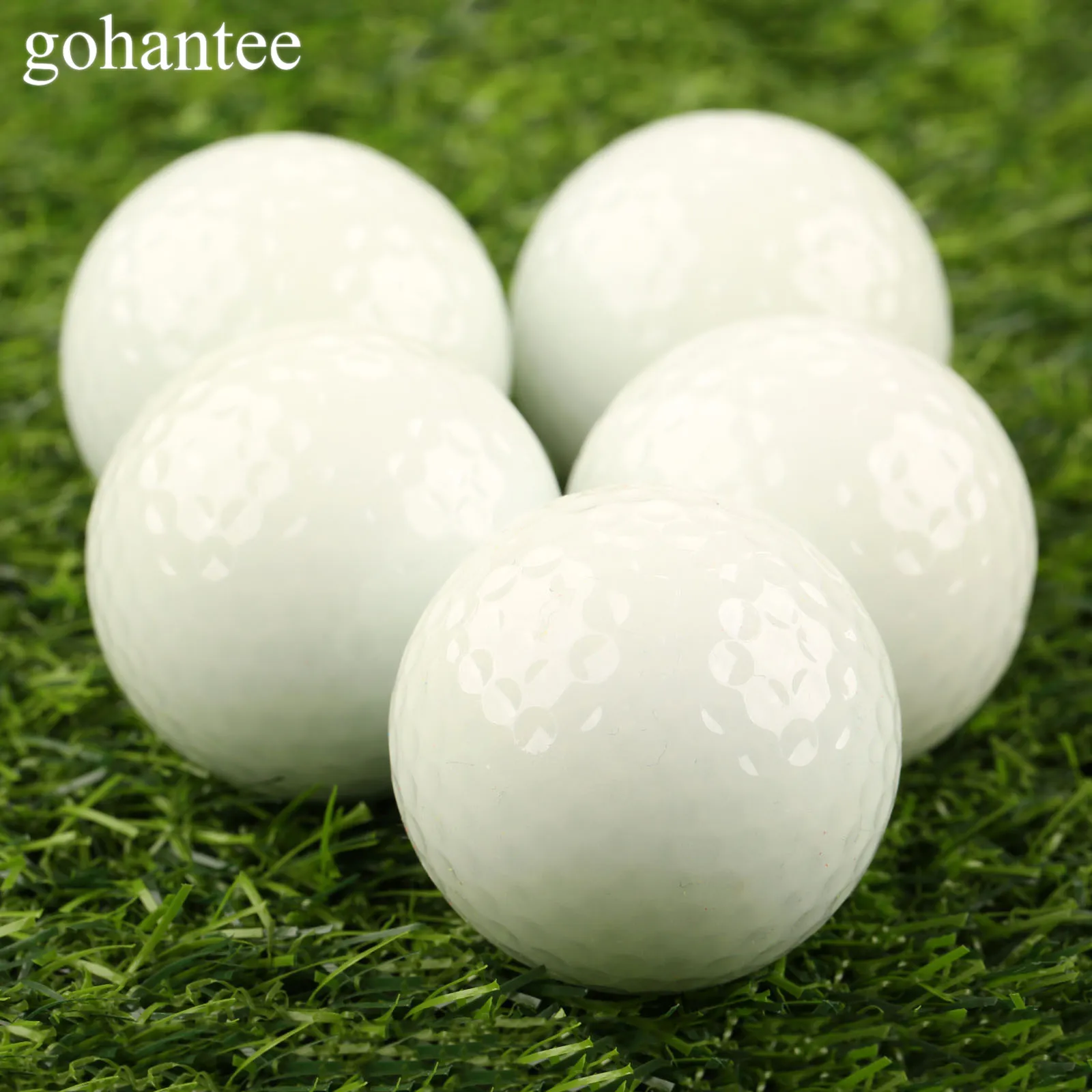 

gohantee Bright LED Flash Flashing Golf Balls Light-up Glowing Fluorescence Surlyn Fit Night Golf Exercise Balls Gift For Golfer