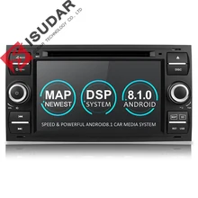 Isudar штатная магнитола автомобилый плеер DVD с gps навигатор 2 din с 7 дюймовым экраном android 8.1 для автомобилей Ford/Mondeo/Focus/Transit/C-MAX/S-MAX/Fiesta 2GB RAM Радио