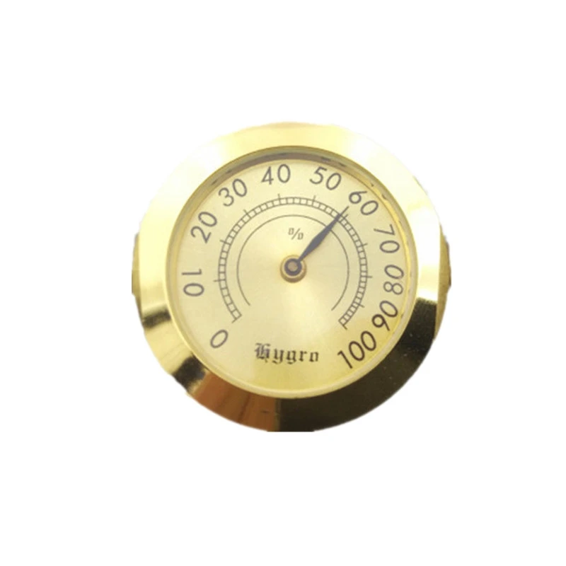 1Pcs Portable Accurate Round Analog Hygrometer Moisture Meters for