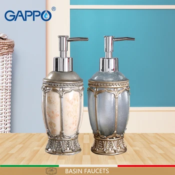 

GAPPO bathroom liquid soap dispensers pump bottles Shower Soap Bottle Bathroom Resin Soap Dispenser liquid soap pumps