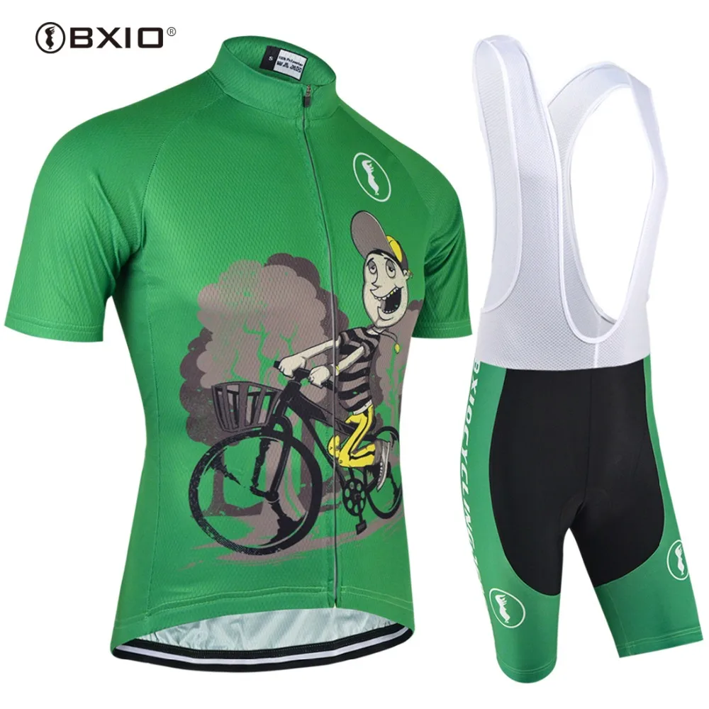 

BXIO Cycling Jerseys Sets Men Short Sleeve Cool MTB Racing Cycling Bicycle Clothing Bicycle Ropa Ciclismo Hombre Skinsuit 020