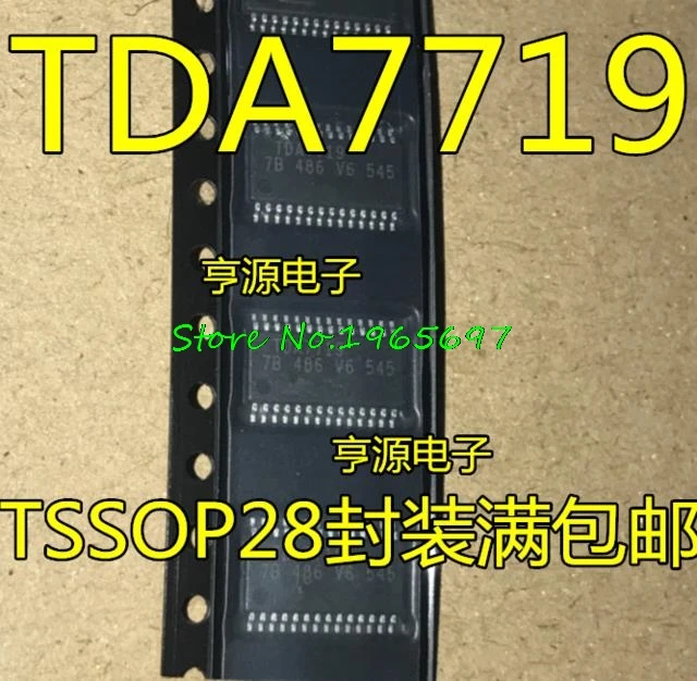 5pcs/lot TDA7719 7719 TSSOP-28 In Stock afbeelding