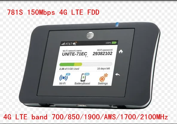 

unlocked netgear aircard 781s 4g LTE 150mbps mobile hotspot 4G mifi router wifi dongle LTE MIBOLE HOTSPOT pk 782s 771s 762s 763s