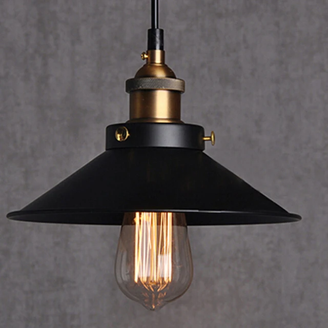 Vintage Lamp Nordic Pendant Lights Edison Bulb Suspension Vintage Lamp Nordic Pendant Lights Edison Bulb Suspension Luminaire Coffee Lighting Dia 22cm 110v 220v
