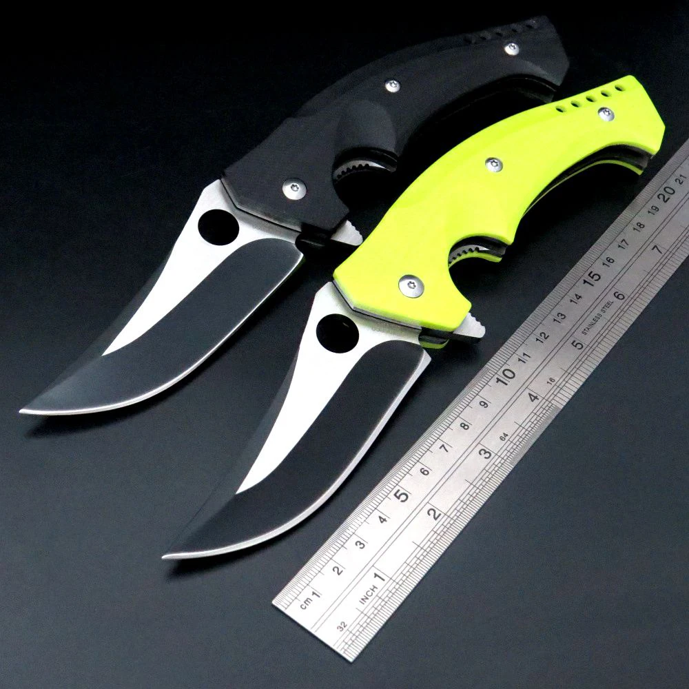 

New sale C196 Tactical Folding Pocket Knife With CPM S30V Blade G10 Handle Ball Bearing C196CFTIP knives Combat Utility tool