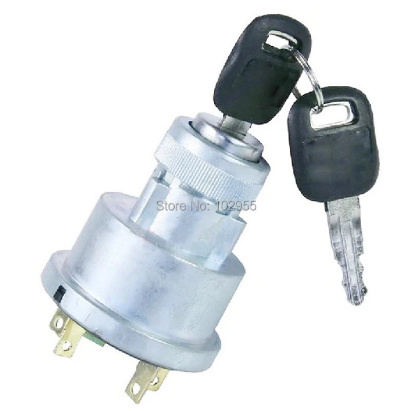 

3E-0156 3E0156 E200B Ignition Switch, Starter Switch with 2 Keys, 5 lines, 3 month warranty