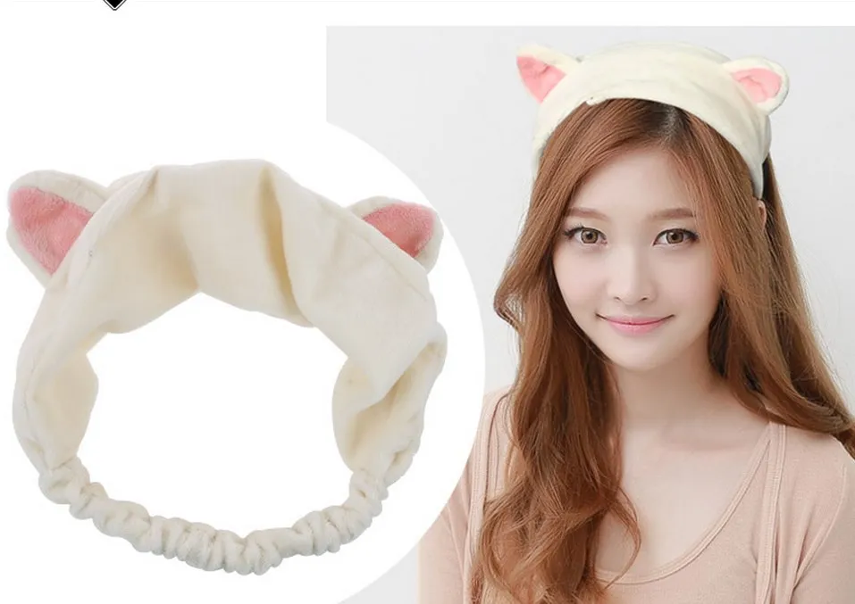 wash face pc 4 Velvet Korean Headband Hair Ears 1PC Women Band New Cat wash face pc 4 Velvet Korean Headband Hair Ears 1PC Women Band New Cat