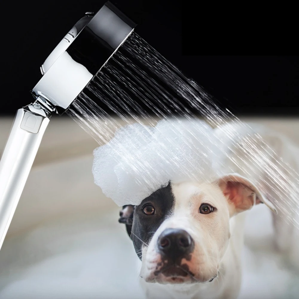 Двусторонняя ручной душ спрей собака ванна кран шланг ванна раковина волос детей собака стирка автоматический полив