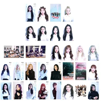 

30Pcs/Set LOONA Butterfly Album Self Made Paper Lomo Card Photo Card Poster Photocard Fans Gift Collection