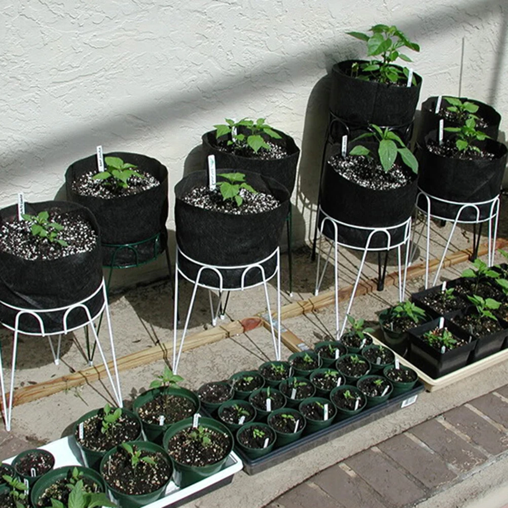 

3 Size Round Fabric Pots Plant Pouch Root Grow Bag Aeration Pot Container PE Flower Potato Garden Pot Planters Greenhouse Black