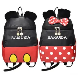 Красный лук детская сумка милые животные Собаки Рюкзаки детский сад школьная сумка в возрасте 1-3 школьный рюкзак