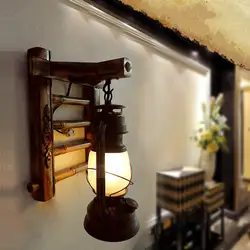 Антикварная настенная лампа винтажная гостиная спальня прикроватная лампа светодио дный ное освещение лестничные лампы фонарь