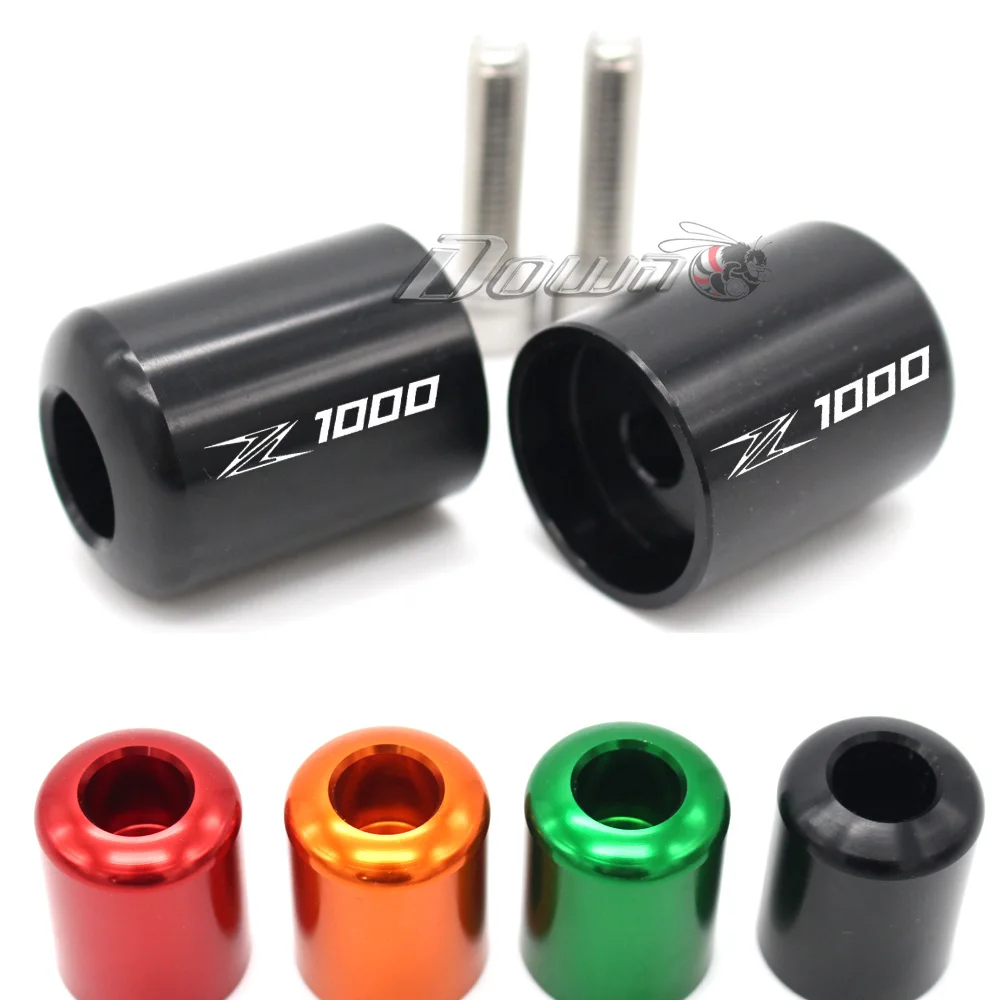 

For KAWASAKI Z1000 2003-2017 Handlebar Grips Bar Ends Cap Cover Slider Motorcycle Accessories CNC