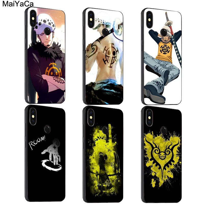 

MaiYaCa One Piece Trafalgar Law Logo Case For Xiaomi Redmi 6 6A 5 Plus S2 Note 7 5A 5 Pro 4X Mi 9 8 SE 6X Mix2s Max3 Shell