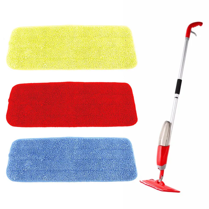 

Home Use Mop Microfiber Pad Practical Household Dust Cleaning Reusable Microfiber Pad For Spray Mop 3 Colors Drop shipping