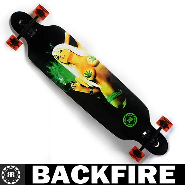 Backfire skateboards 42"double warped four wheel professional sector 9
