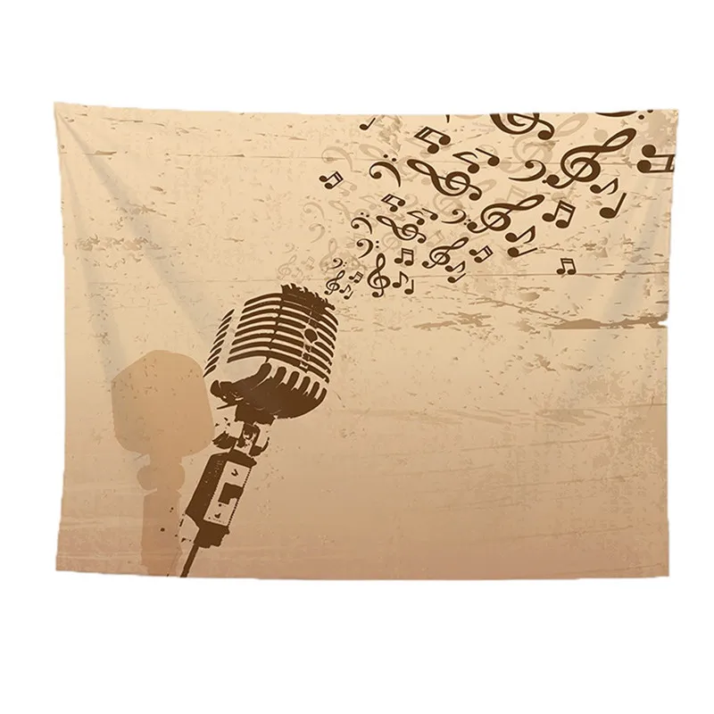 

Fashion Tapestry Fresh Style Music Tapestry Fabric Wall Hanging Decor for Bedroom Living Room Dorm Decorative Tapestry Home