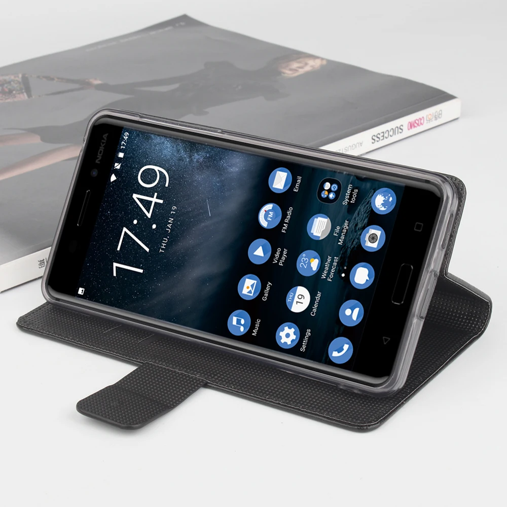 Поддержка печати кошелек мобильного телефона чехол для Nokia 2 3 5 6 7 8 9 725 435 1320 N650 N640XL