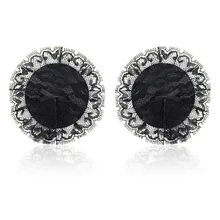 Многоразовые Для женщин пикантные Соски крышка Кружево круглый экзотические Пирожки Нипер Чехлы для мангала груди Наклейки прокладки для бюстгальтера Интимные аксессуары