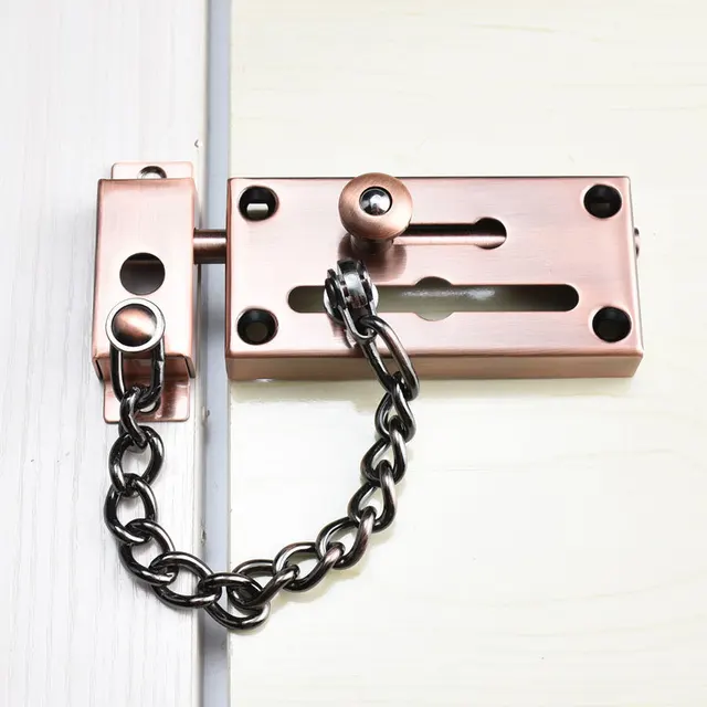 High security 304 stainless steel Door Chain Lock Safety chain buckle