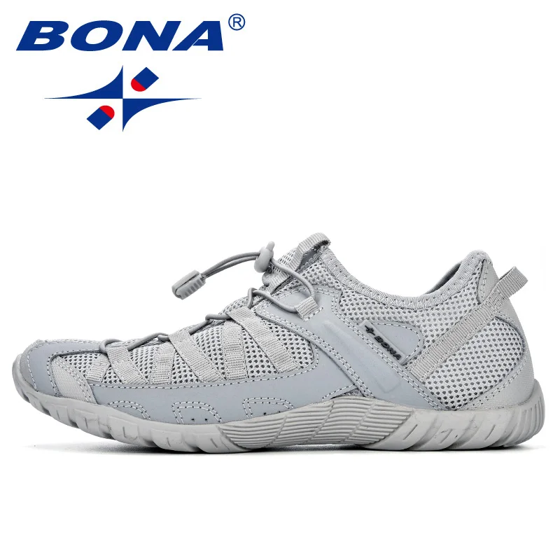 BONA/летние кроссовки Дышащая мужская повседневная обувь Модная Tenis Masculino Adulto Sapato