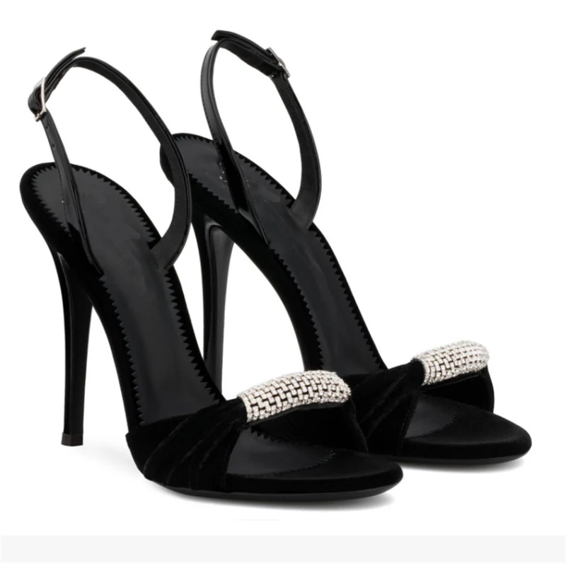Mujeres Tacón Pic Nuevo as Pic Hebilla Bombas Cristal Alto Gladiador Fiesta Mujer Sandalias Correa Imitación Diseño Zapatos Sexy Lujo Diamantes As De Las IwzCwBrq