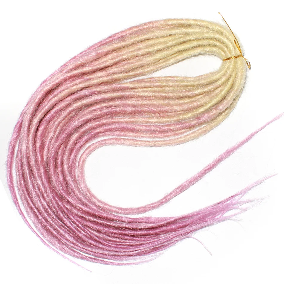 Qp hair Double Dreadlocks Braids Synthetic Hair Braiding Hair Extensions Twist Braids Darling Soft Dread 10 stand/pcs