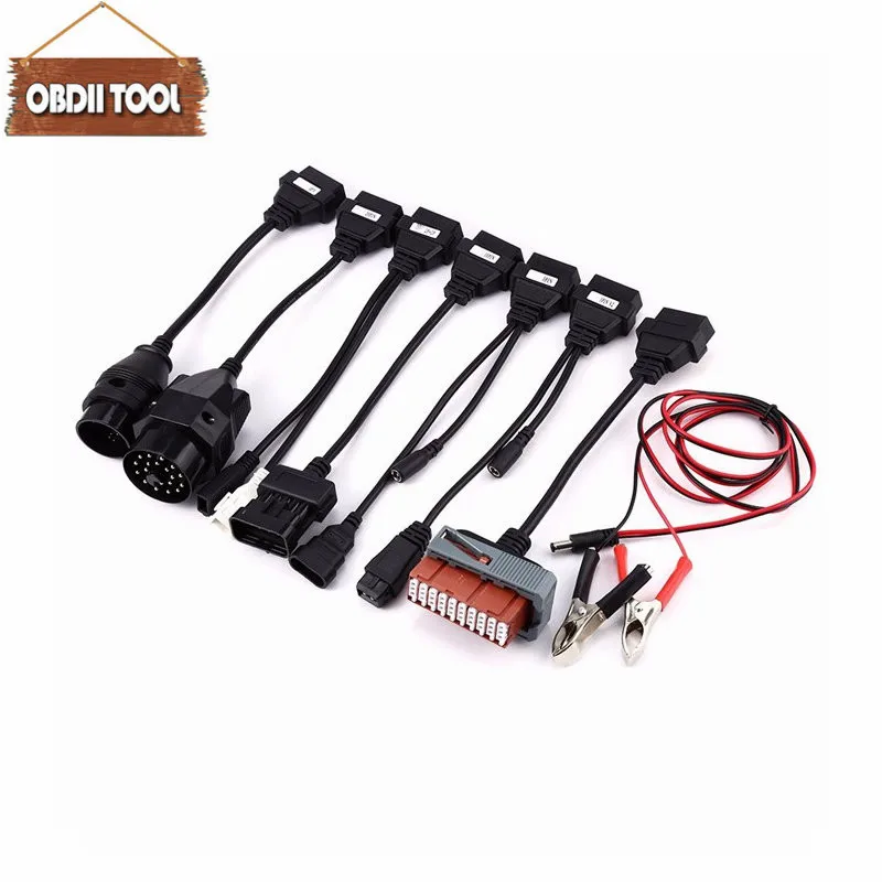 

Full set 8 Car Cables Truck Cables for WOW TCS CDP Plus mvd Multidiag pro OBD2 car leads diagnostic-tool interface scanner