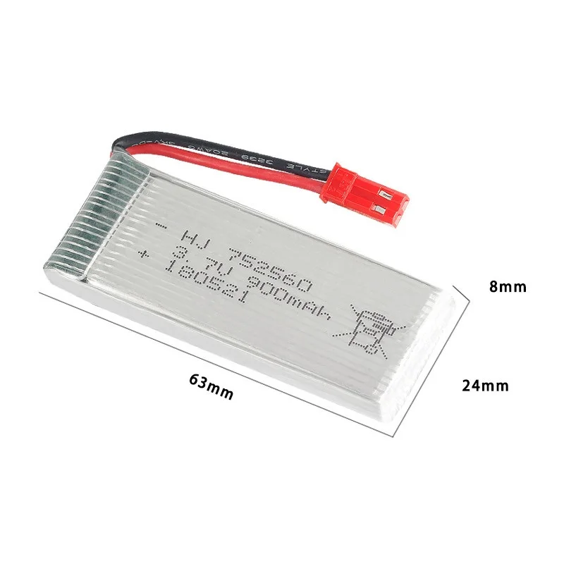 900mah 3 7 V lipo батарея для 8807 8807W A6 A6W M68 Rc Quadcopter запасные части Аксессуары дроны v 752560 1 5