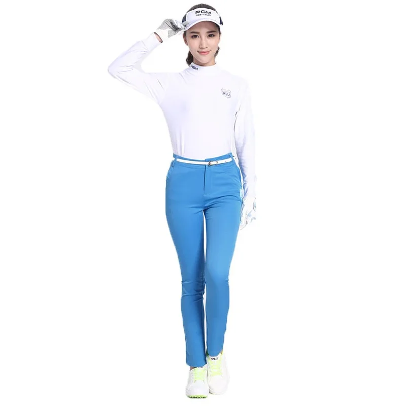 Женские тонкие брюки для гольфа, тенниса, женские брюки высокого качества, высокая эластичность, спортивная одежда, дышащие тонкие длинные штаны, AA51864