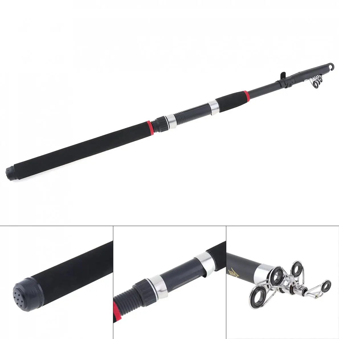 Vara de Pesca de Combinação Kits de Fiação Peso de Chumbo Set com Bóia de Pesca Portátil Telescópica Completa Linha Reel Pólo Ganchos Contas Sino 10 Vara de pesca telescópica portátil combo kits