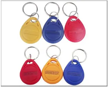 

1000pcs/lot rfid 125khz rfid card TK4100 token key rfid tags control acceso pulseira