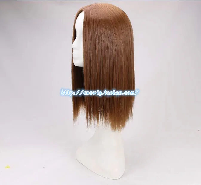 Женский коричневый парик Джинни Молли Уизли для ролевых игр, коричневые прямые волосы, костюмы на Хэллоуин