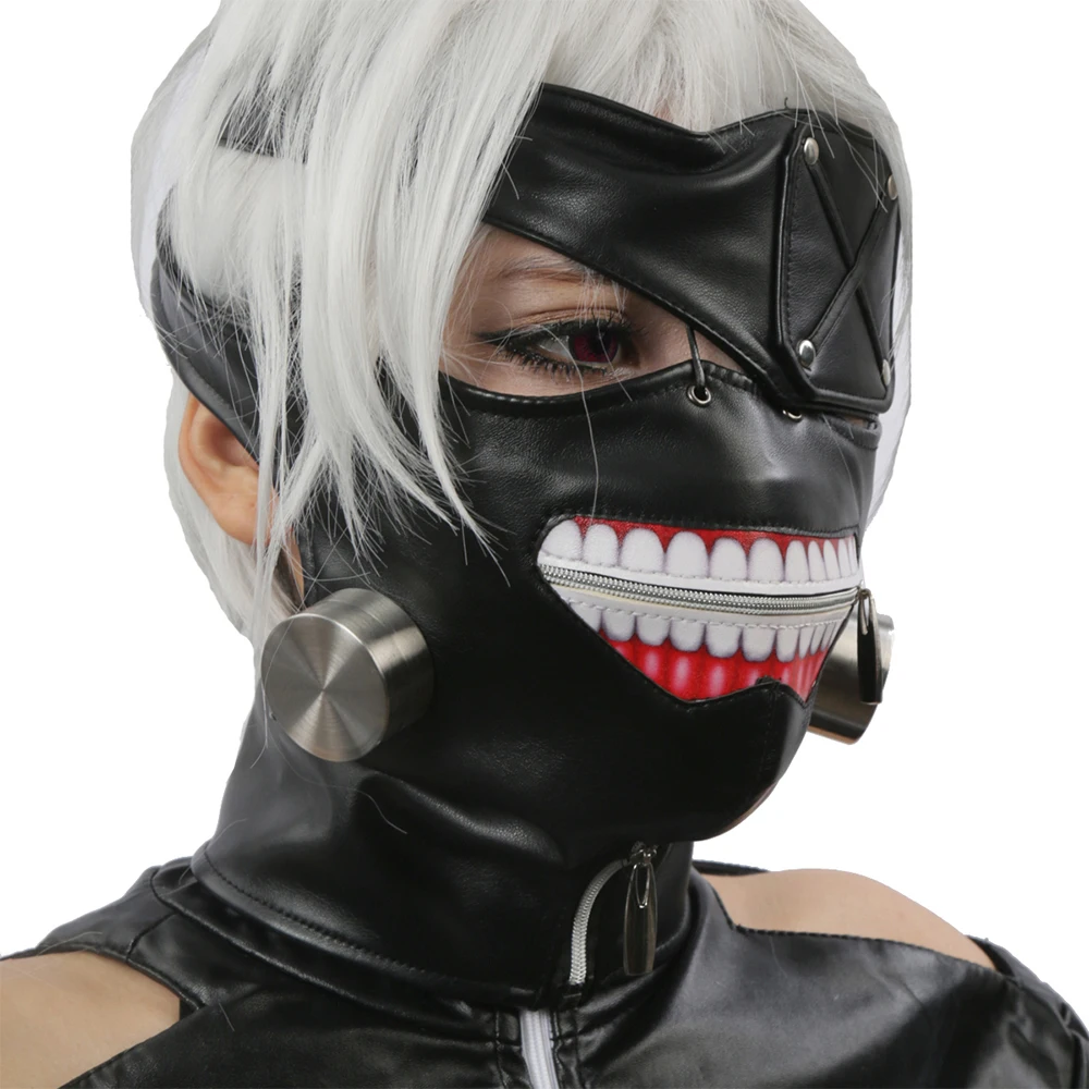 XCOSER маска для косплея в стиле японского гула канеки Кен детали костюма крутые