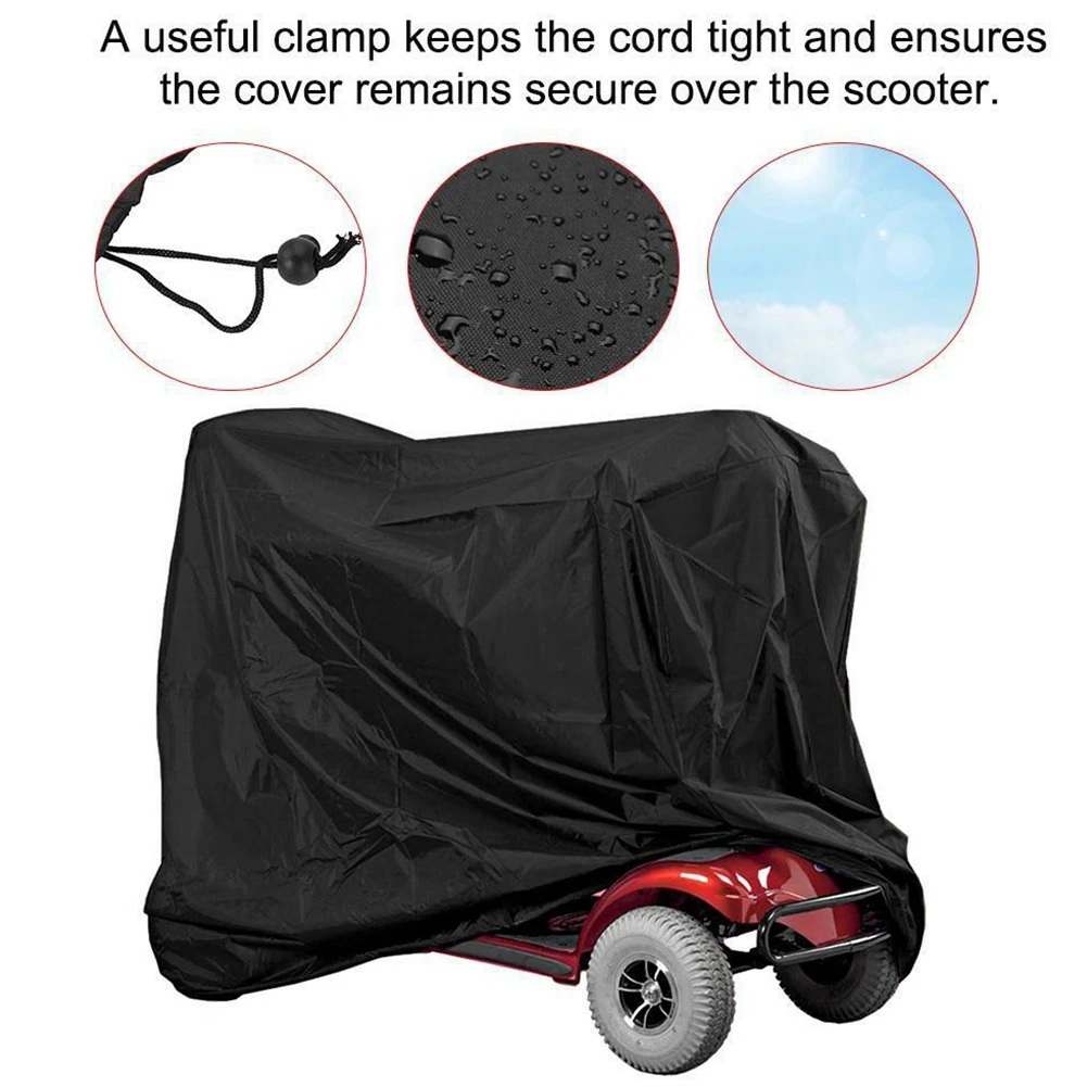 

Hood Practical Portable Easy Apply Mobility Scooter Cover Protective Storage Home Waterproof Anti Wear Oxford Cloth Wheelchair