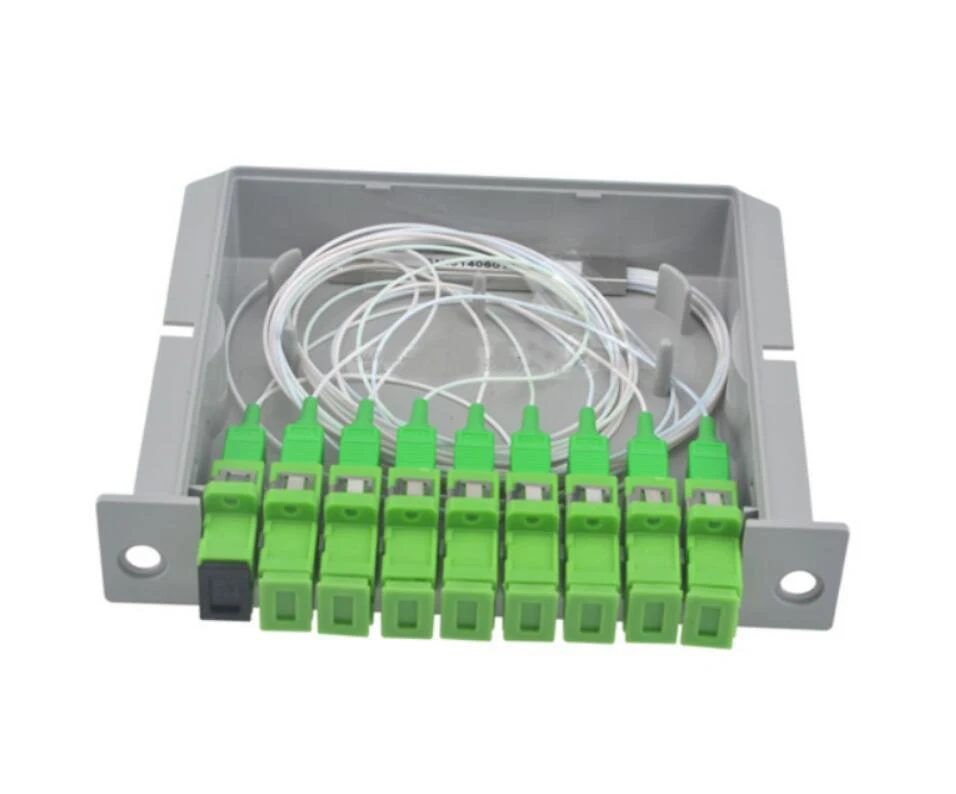 SC APC 1X8 волоконно оптический распределитель FTTH Коробка Вставка лист соединитель