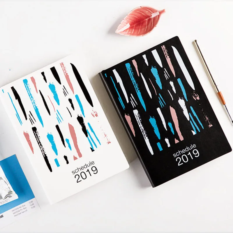 

Agenda 2019 Planner Organizer Diary A5 Notebook Student Weekly Monthly Personal Travel Diary Journal Note Book Stationery Kid