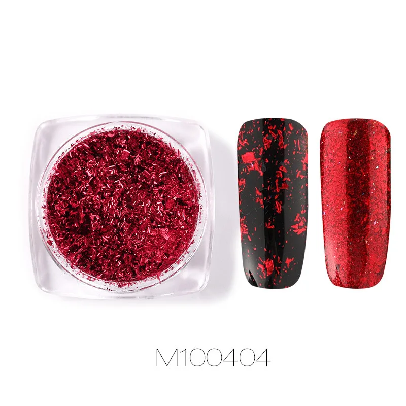 ROSALIND Nail Pigment Powder Nails Glitter Art Dip Powder Set Gel Polish Mirror Manicure Sparkles For Nails Chrome Pigment Art - Цвет: M100404