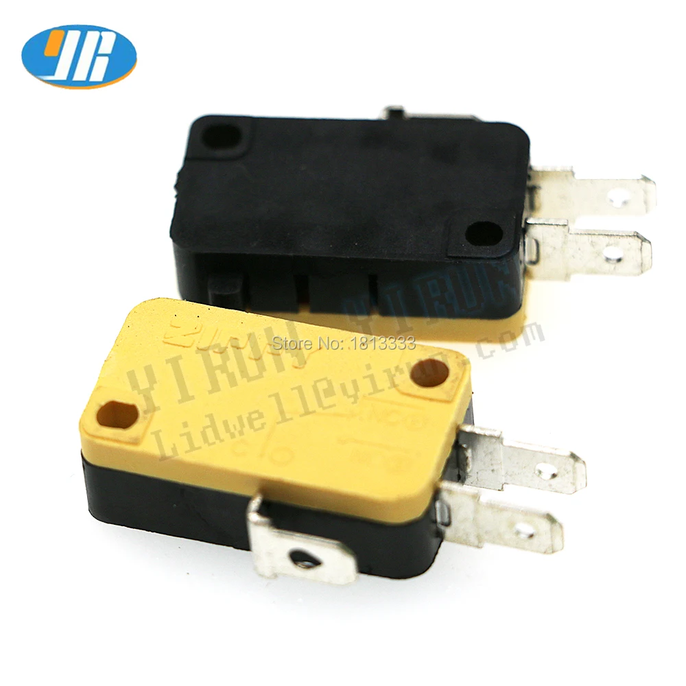 

20pcs 3pin ZIPPY Micro Switches 4.8mm terminals Male connector microswitches for Arcade push button Coin machine game accessorie