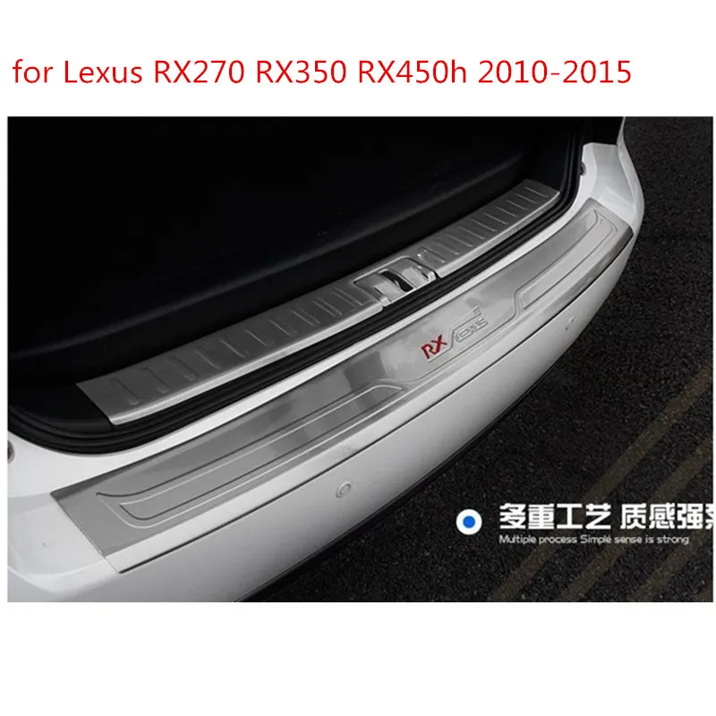 Top Quality! 304 Stainless Interior and Exterior Rear Bumper Protector