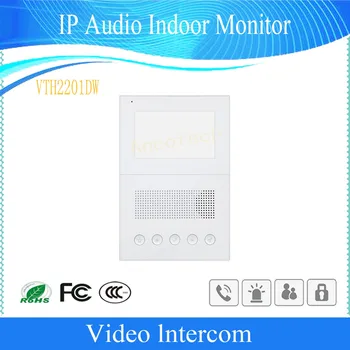 

Free Shipping Dahua Security Video Intercom IP Audio Indoor Monitor Original English Version DHI-VTH2201DW