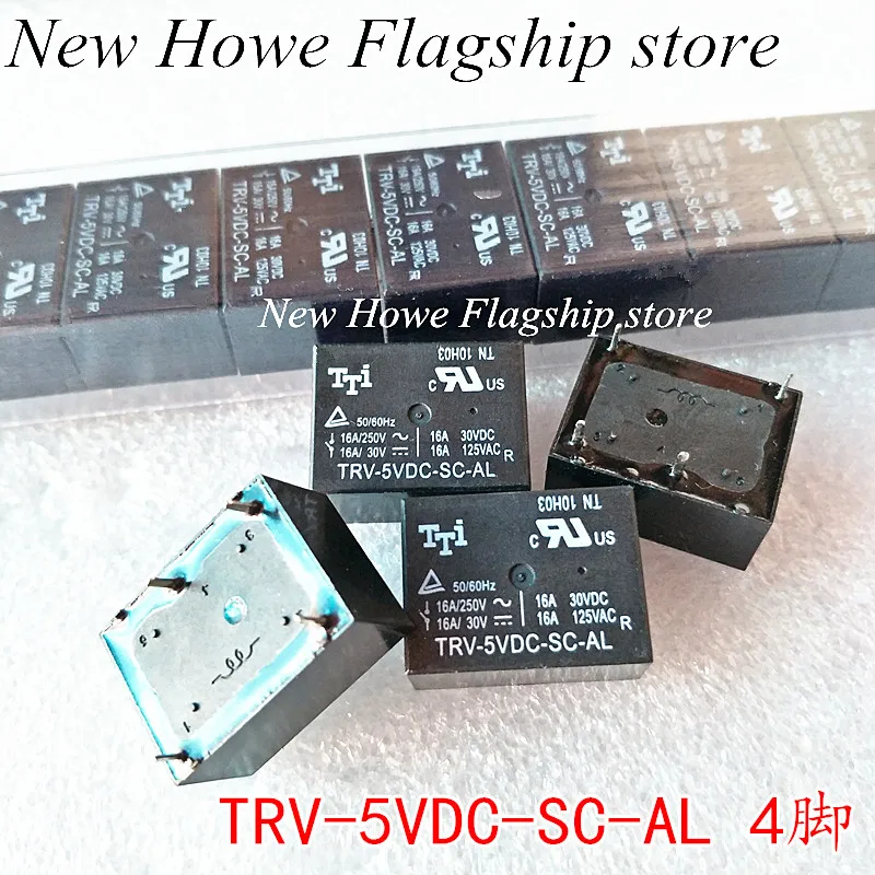 Реле 5v 16a
