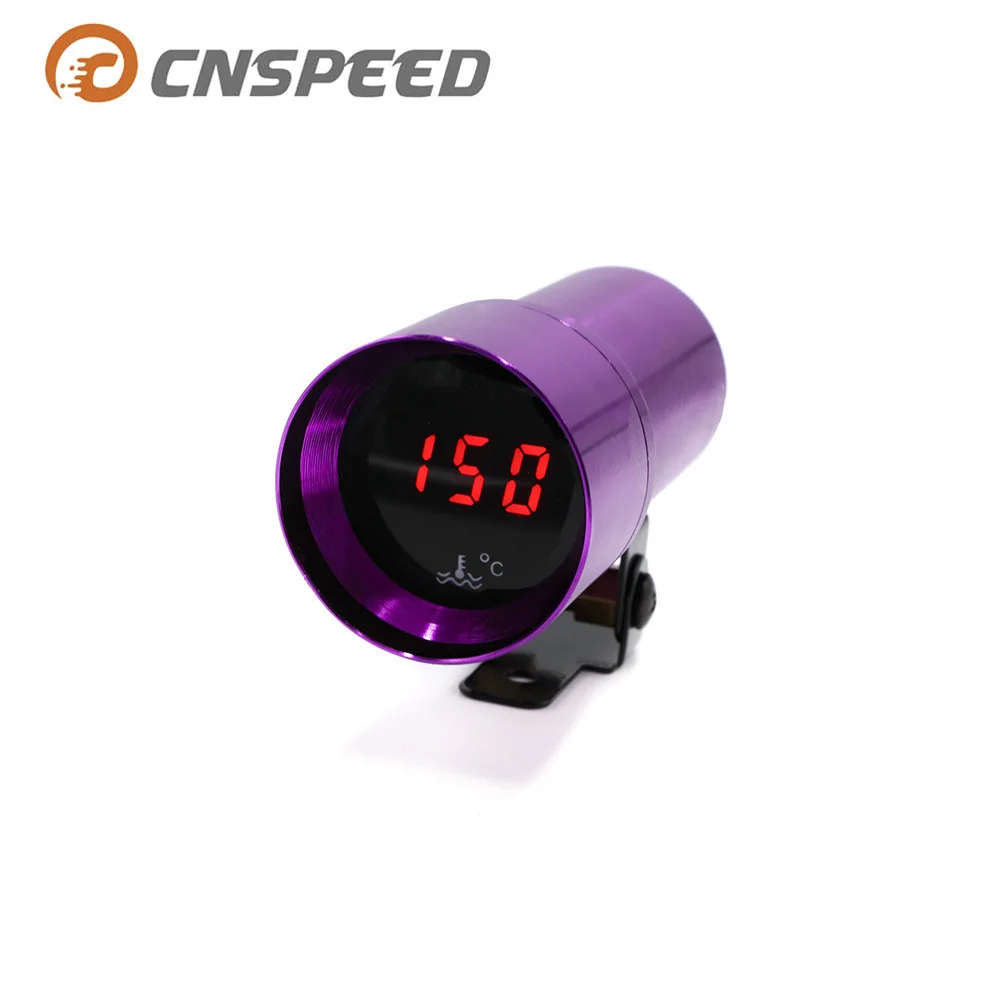

CNSPEED 37MMDGT8102 Digital Auto Car Tachometer Water Temperature Sensor Kit Red Led Meter Water Temperature Meter YC100147-PL