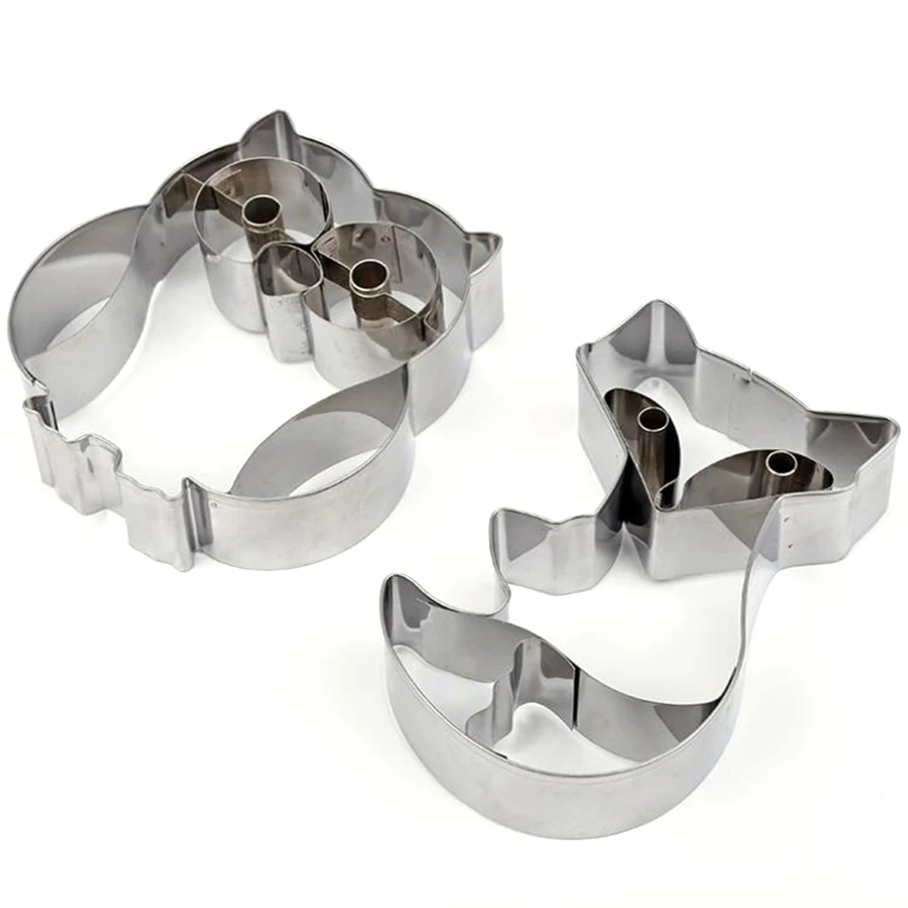 

Stainless Steel Cake Mold DIY Biscuit Cookie Cutter Cartoon Owl Fox Shape Sugarcraft Fondant Cake Decorating Tools