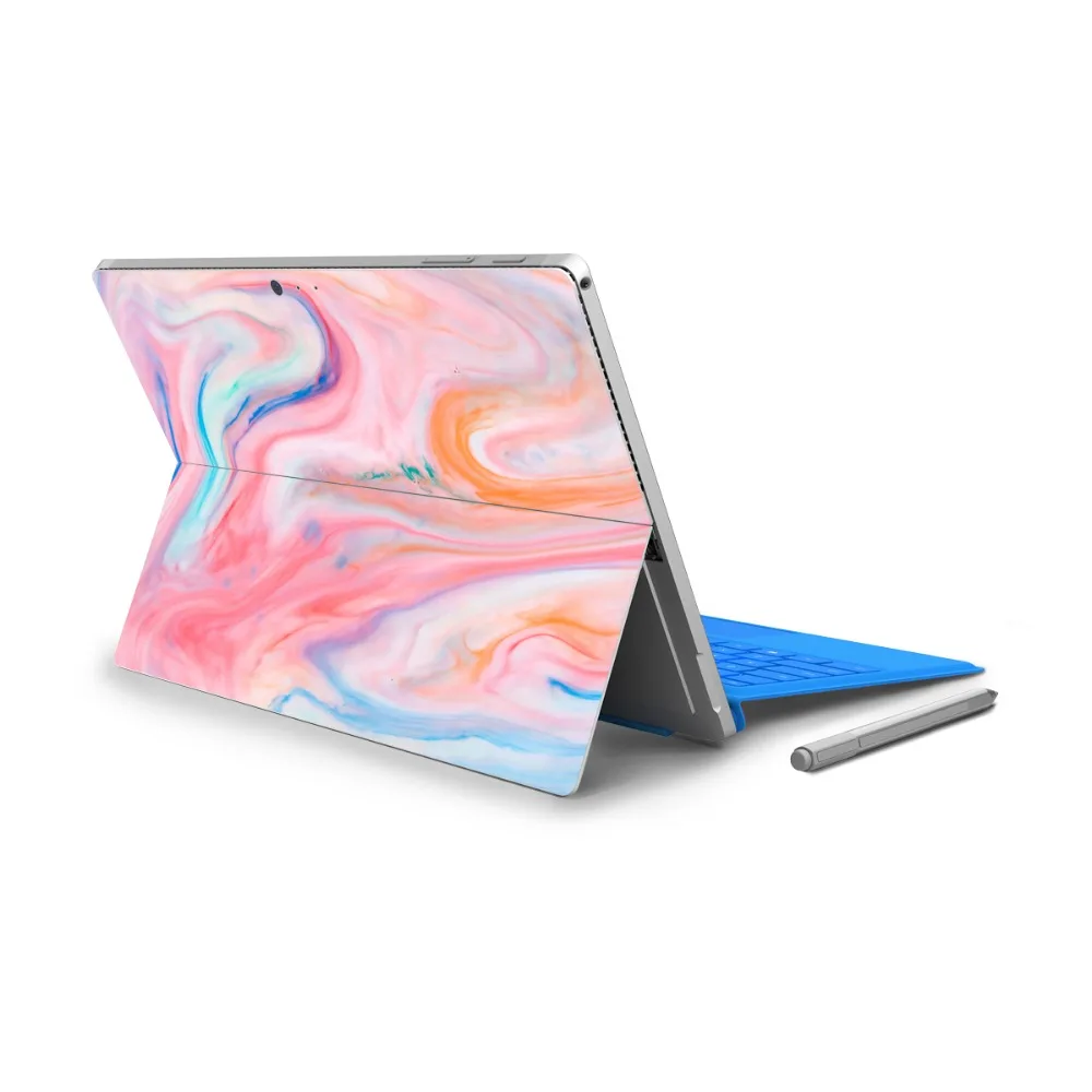 GOOYIYO для Surface Pro 4 5 виниловая наклейка на заднюю панель планшет живопись дерево