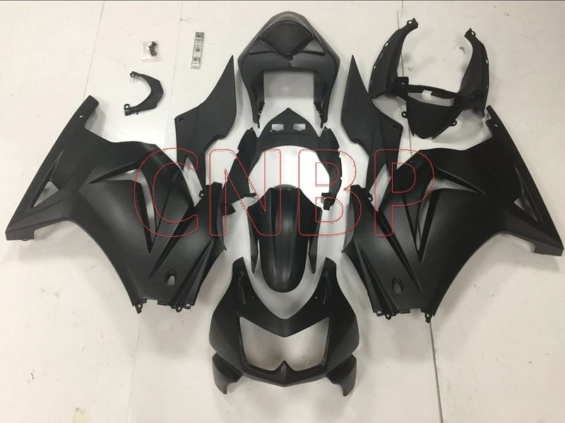 Обтекатели ниндзя 250R 2008 2014 матовые черные EX 250 2009 комплекты для корпуса Kawasaki Zx250r