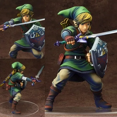 

New The Legend of Zelda Link Breath of the Wild PVC Action Figures Collectible Model Toys 20cm