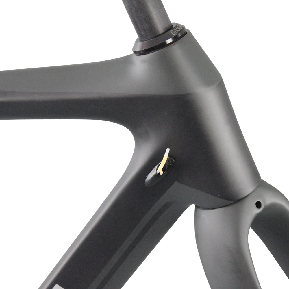 US $394.44 ICANBikes aero dynamic carbon road frame1050gUDmattBB86 and DI2 carbon road bike frame A7with painting