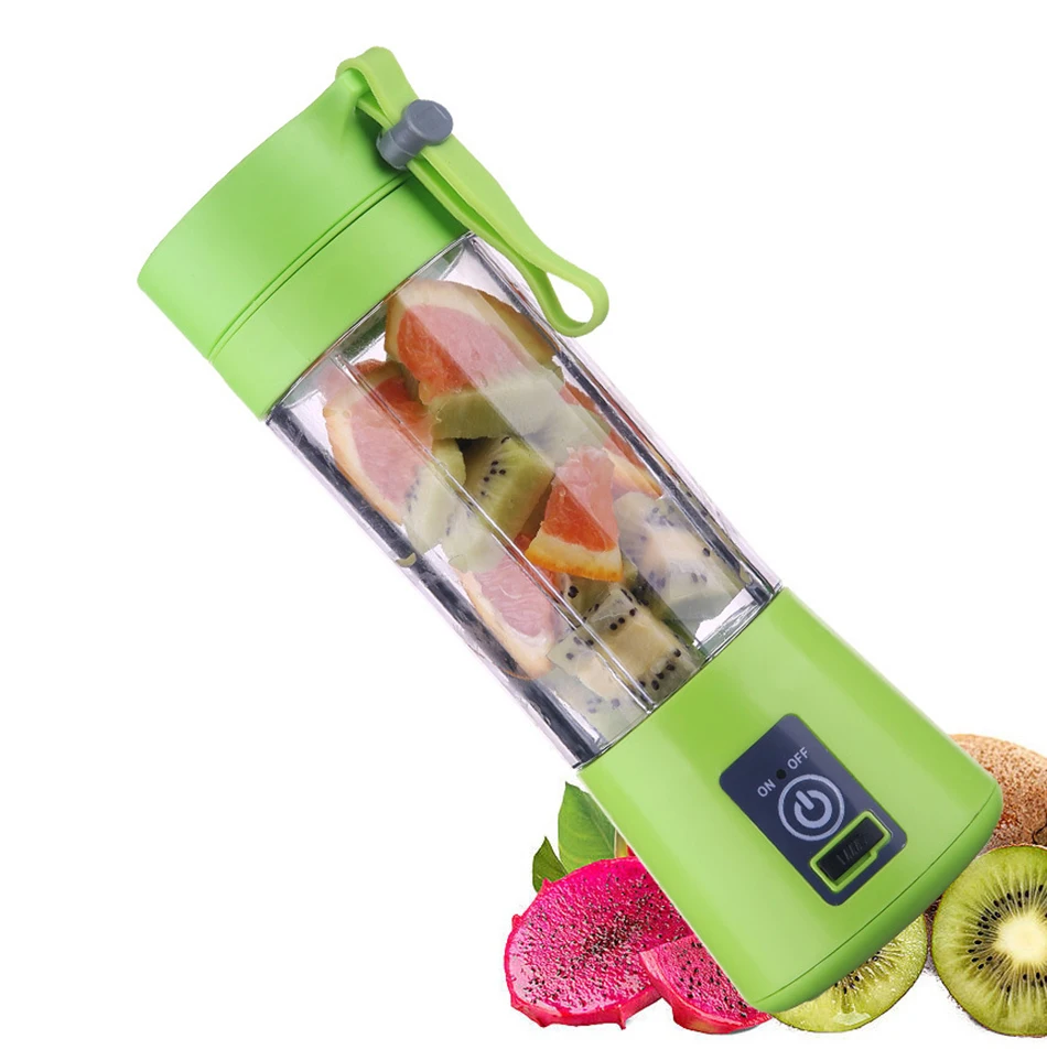 380 мл портативный сок блендер USB соковыжималка чашки многофункциональный Миксер для фруктов шесть лезвий смешивая машина смузи детское питание дропшиппинг