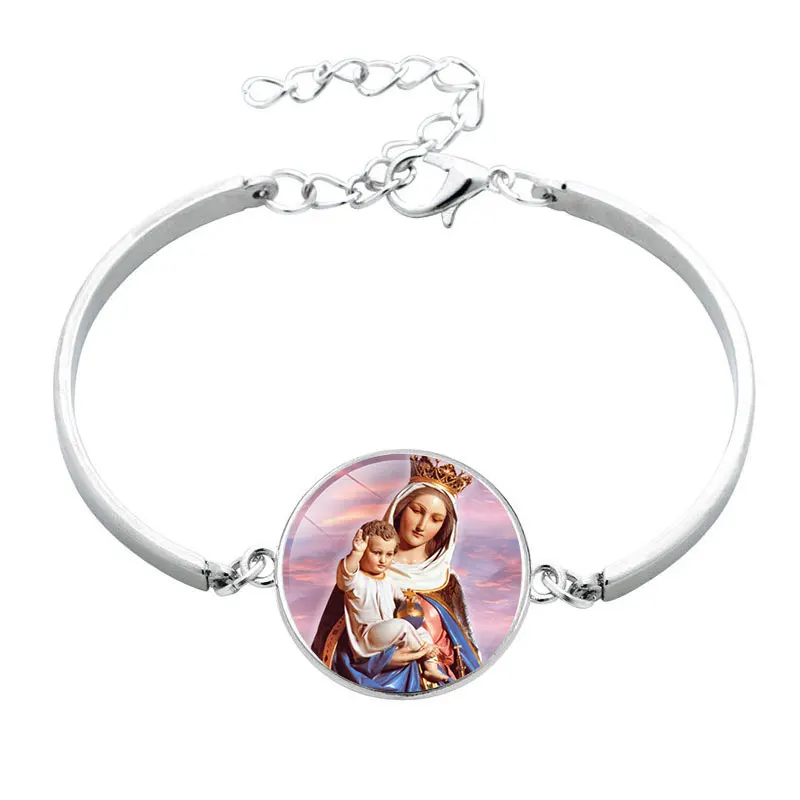 Religious Jewelry Christian Catholicism Jewelry Women Girls Glass